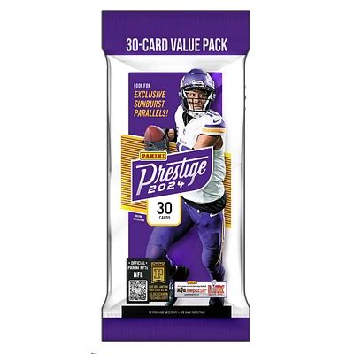 2024 Panini Prestige Football Fat Pack - 30 Cards