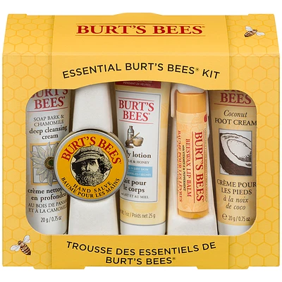 Burt's Bees Essential Kit - 5 piece