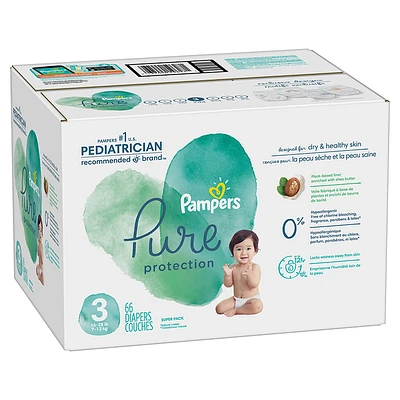 Pampers Pure - Size 3 - 66's