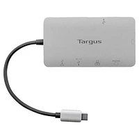 Targus USB-C Docking Station - DisplayPort Alt Mode - 4K HDMI/VGA - 100W PD Pass-Thru - Silver - DOCK419USZ