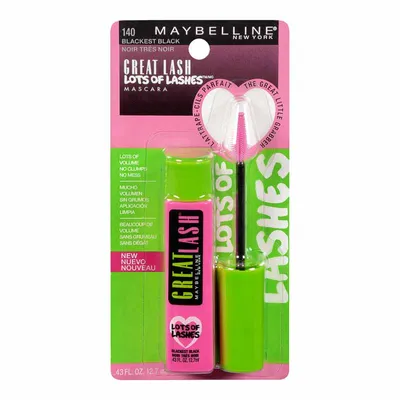 Maybelline Great Lash Lots of Lashes Mascara - Blackest Black