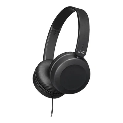 JVC Wired On-Ear Headphones - Black - HAS31MB