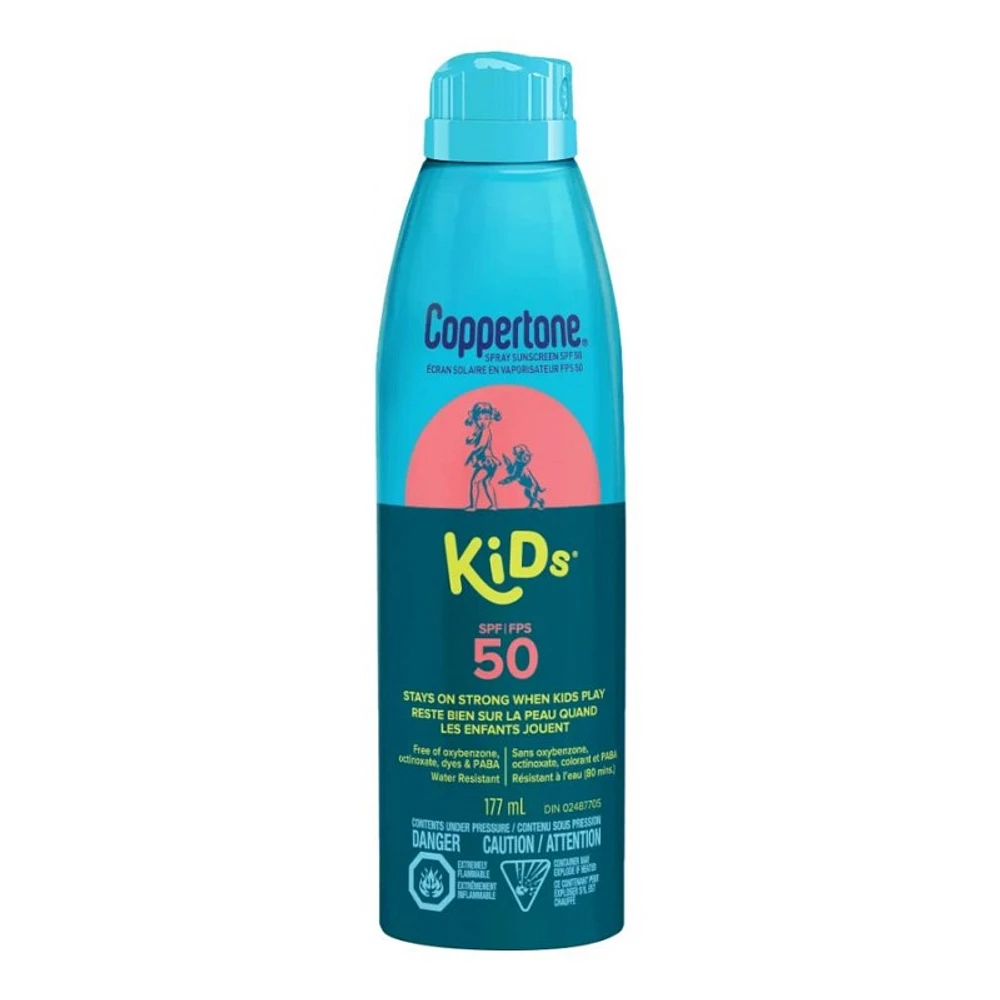 Coppertone Kids Sunscreen Spray - SPF 50 - 177ml