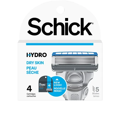 Schick Hydro Skin Comfort Dry Skin Men's Razor Blades - 4's