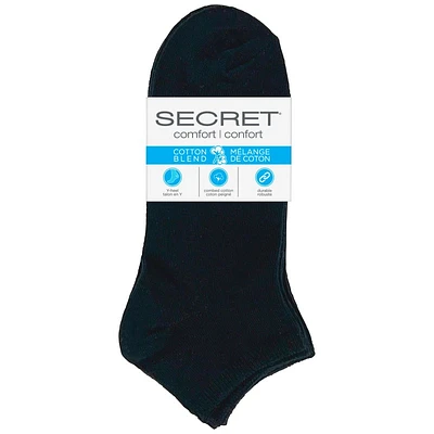 Secret Cotton Low Cut Socks - 3 pair 6964A