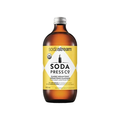 SodaStream Soda Press Tonic Syrup - Classic Indian Tonic - 500ml