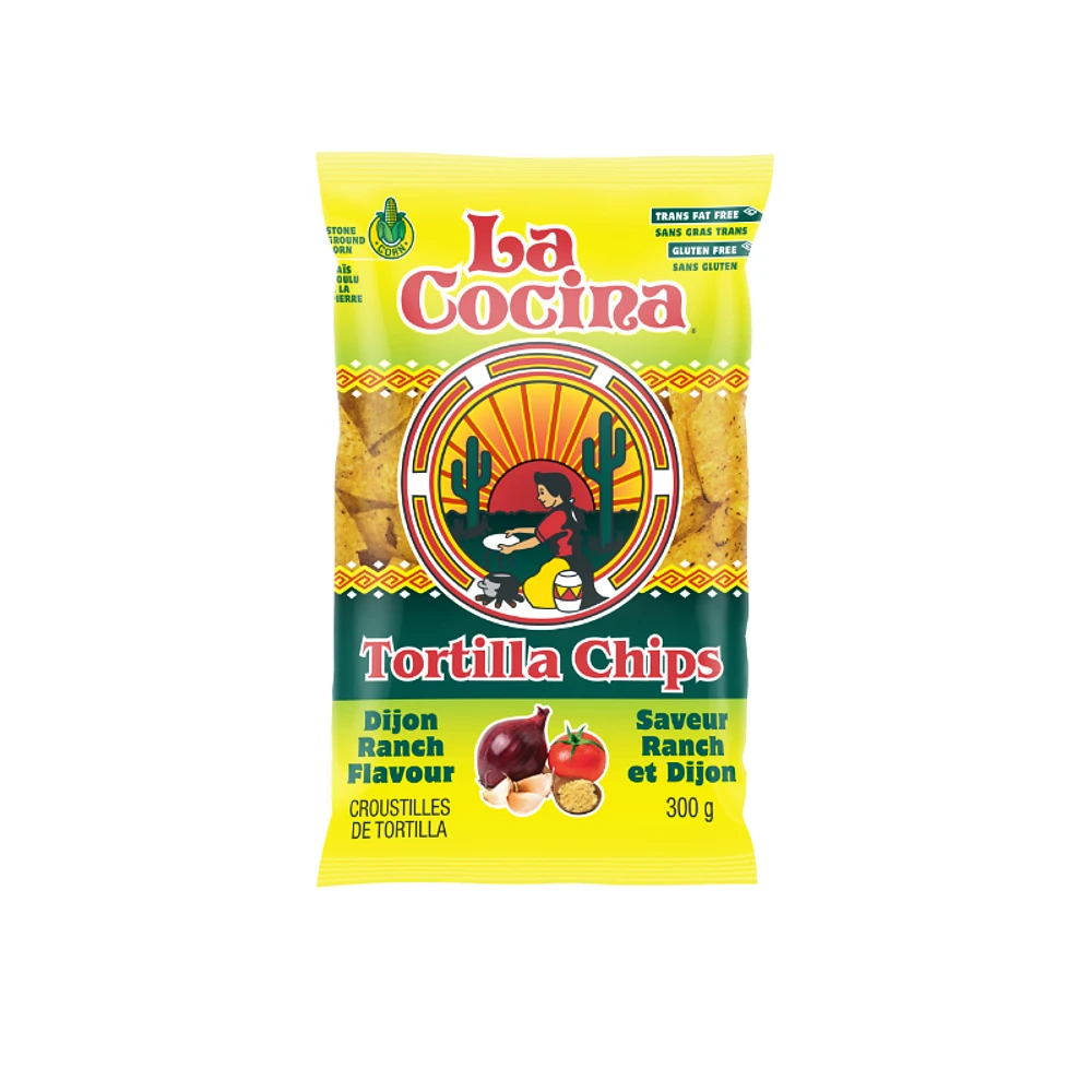 La Cocina Dijon Ranch Tortilla Chips - 300g