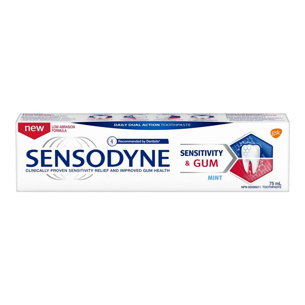 Sensodyne Sensitivity and Gum Toothpaste - Mint - 75ml