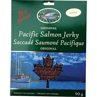 West Coast Select Pacific Salmon Jerky - Maple - 90g