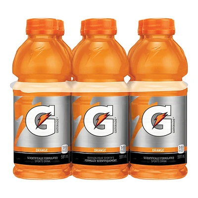 Gatorade Sports Drink - Orange - 6x591ml