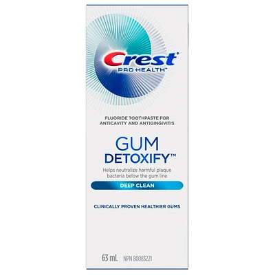 Crest Pro Health Gum Detoxify Deep Clean Toothpaste - 63ml