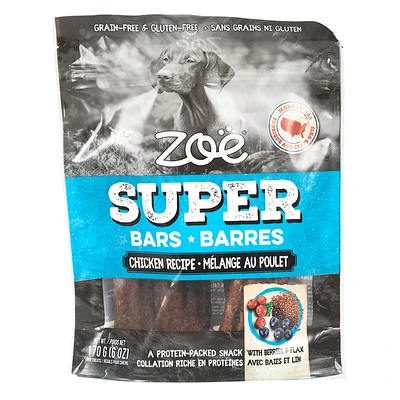 Zoe Super Bars Dog Treats - Chicken - 170g