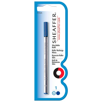 Sheaffer Slim Rollerball Refill - Medium Point - Blue Ink