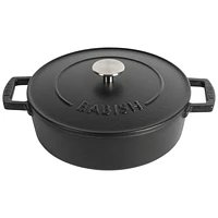 Babish Braiser Cast Iron - 3qt - Black