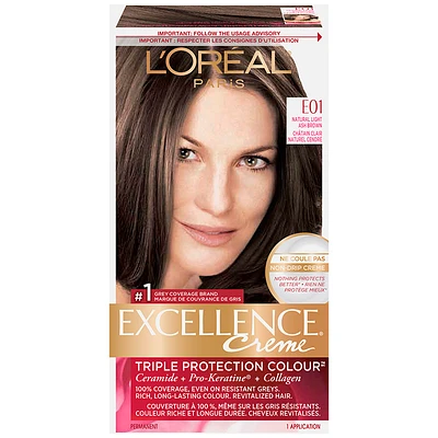 L'Oreal Excellence Creme - E01 Natural Light Ash Brown