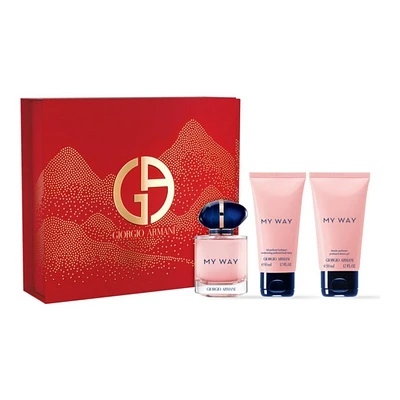 Giorgio Armani My Way Eau de Parfum, Body Lotion and Shower Gel Gift Set - 3 piece