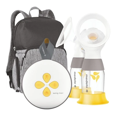 Medela Swing Maxi Double Electric Breast Pump - Yellow/Clear - 43614