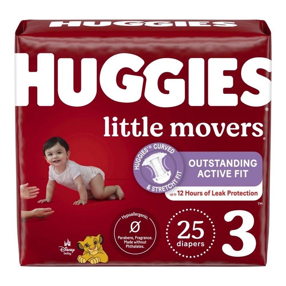 Huggies Little Movers Diapers - Disney The Lion King - Size 3 - 25's