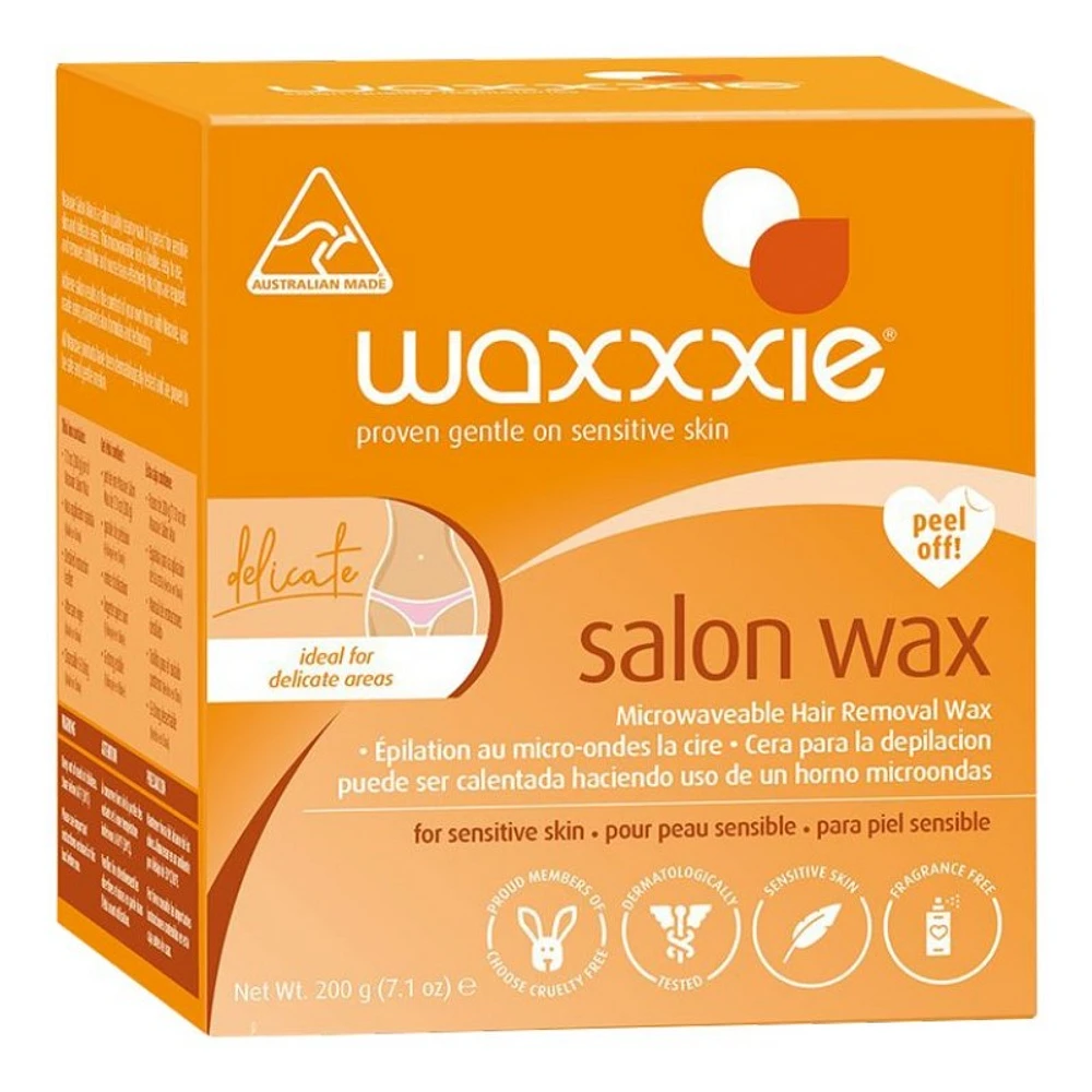 Waxxxie Salon Wax Microwaveable Hair Removal Wax - 200g