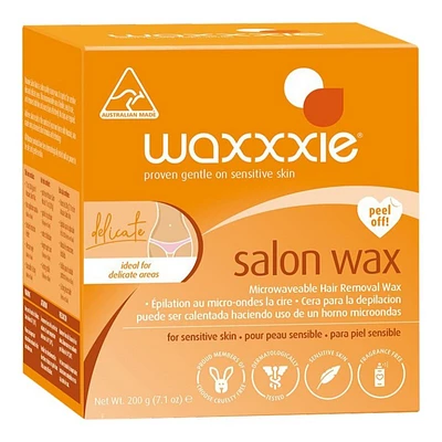 Waxxxie Salon Wax Microwaveable Hair Removal Wax - 200g