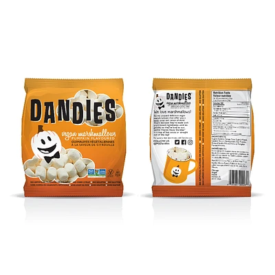 Dandies Vegan Marshmallows - Pumpkin Flavour - 142g