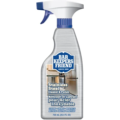 Bar Keepers Friend Stainless Steel Cleaner & Polish - 750ml