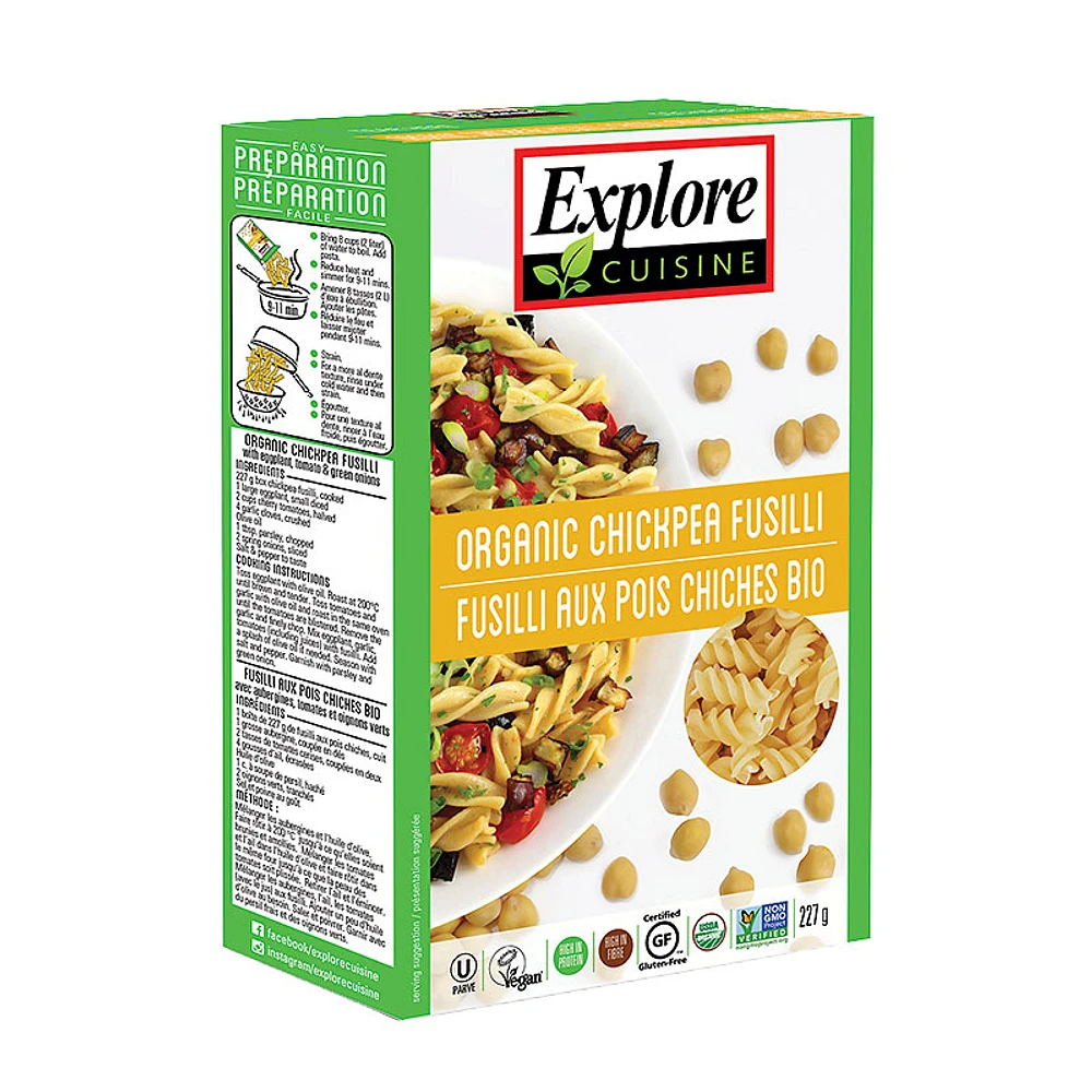 Explore Cuisine Fusilli - Chickpea - 227g