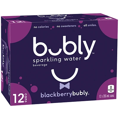Bubly Sparkling Water - Blackberry - 12x355ml