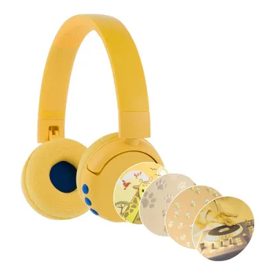 Onanoff BuddyPhones POP Fun Wireless On-Ear Headphones - Yellow PopFun - ONO-BT-BP-POP-FUN-YL