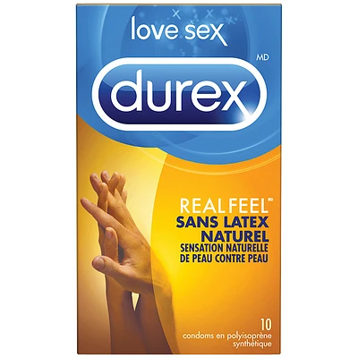Durex Real Feel Natural Latex Free Condoms