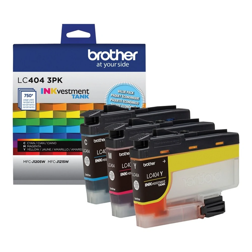 Brother Multipack Ink Cartridge - Cyan, Magenta, Yellow - LC4043PKS