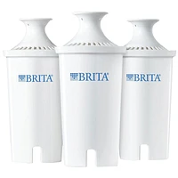 Brita Water Filter Pitcher Replacement Filters - 3s