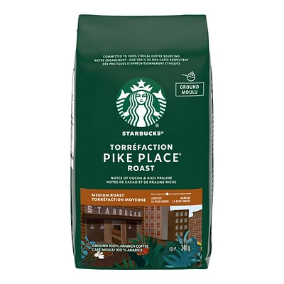 Starbucks Coffee - Pike Place Medium Roast - Ground Coffee - 340g