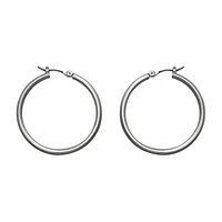 Nine West Silver Hoop Earrings