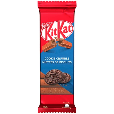 NESTLE KitKat Cookie Crumble Wafer Bar - 120g