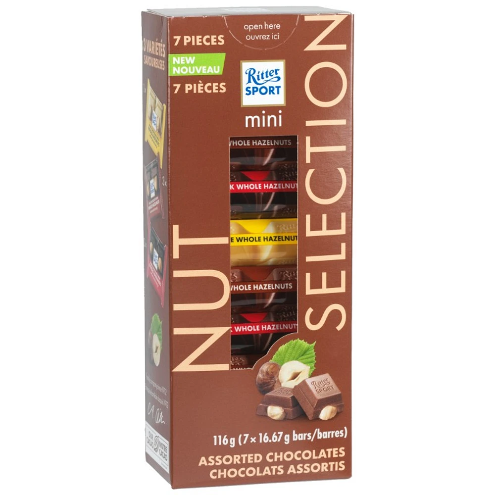 Ritter Sport Mini - Nut Selection - 7 x 16.67g