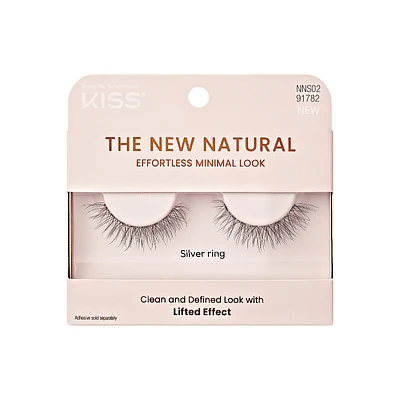KISS The New Natural Silver Ring False Lashes - 1 pair