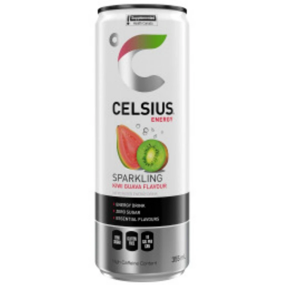 Celsius Sparkling Kiwi Guava Energy Drink - 355ml