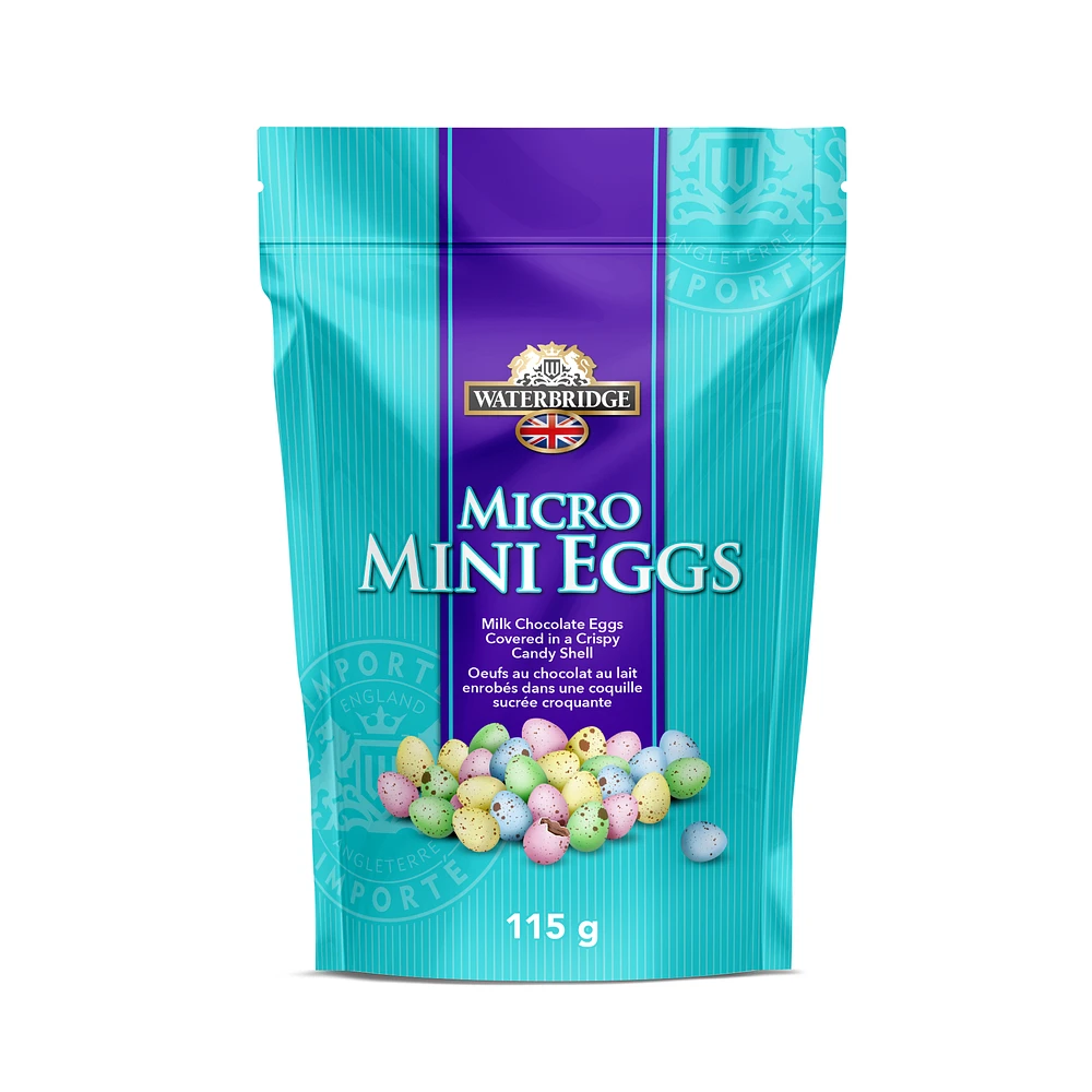 Waterbridge Micro Mini Milk Chocolate Eggs - 115g