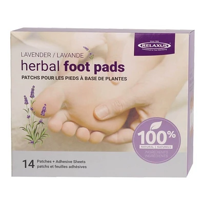 Relaxus herbal Foot Pads - Lavender - 14s