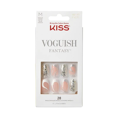 KISS VOGUISH Fantasy False Nails Kit - Coffin - Fashspiration - 28's