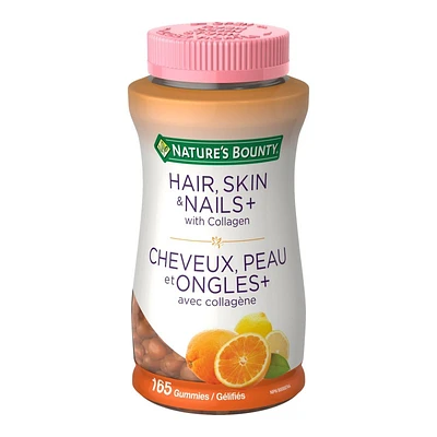 Nature's Bounty Hair, Skin & Nails+ Multivitamin Gummies - 165's