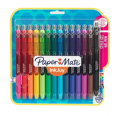 Papermate Ink Joy Gel Pens - Medium - Assorted - 14 pack