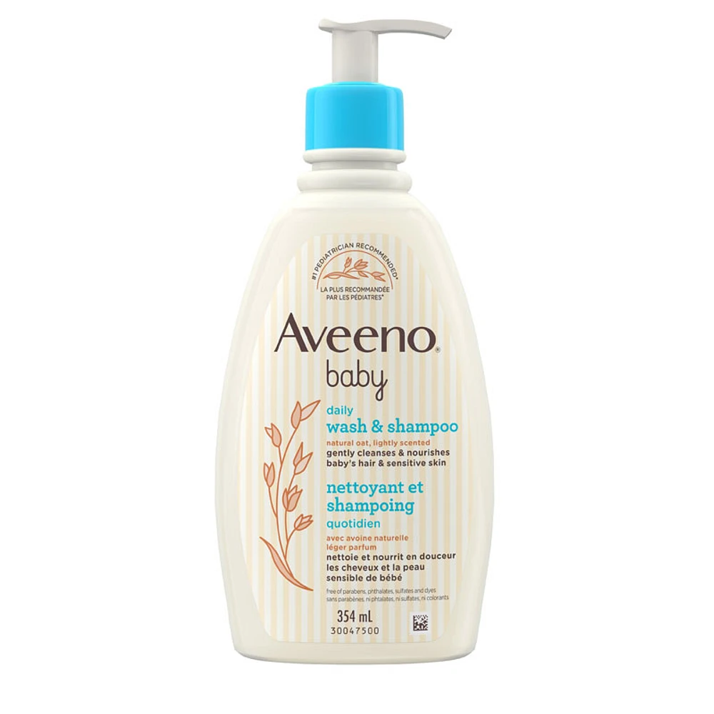 Aveeno Baby Wash & Shampoo - 354ml