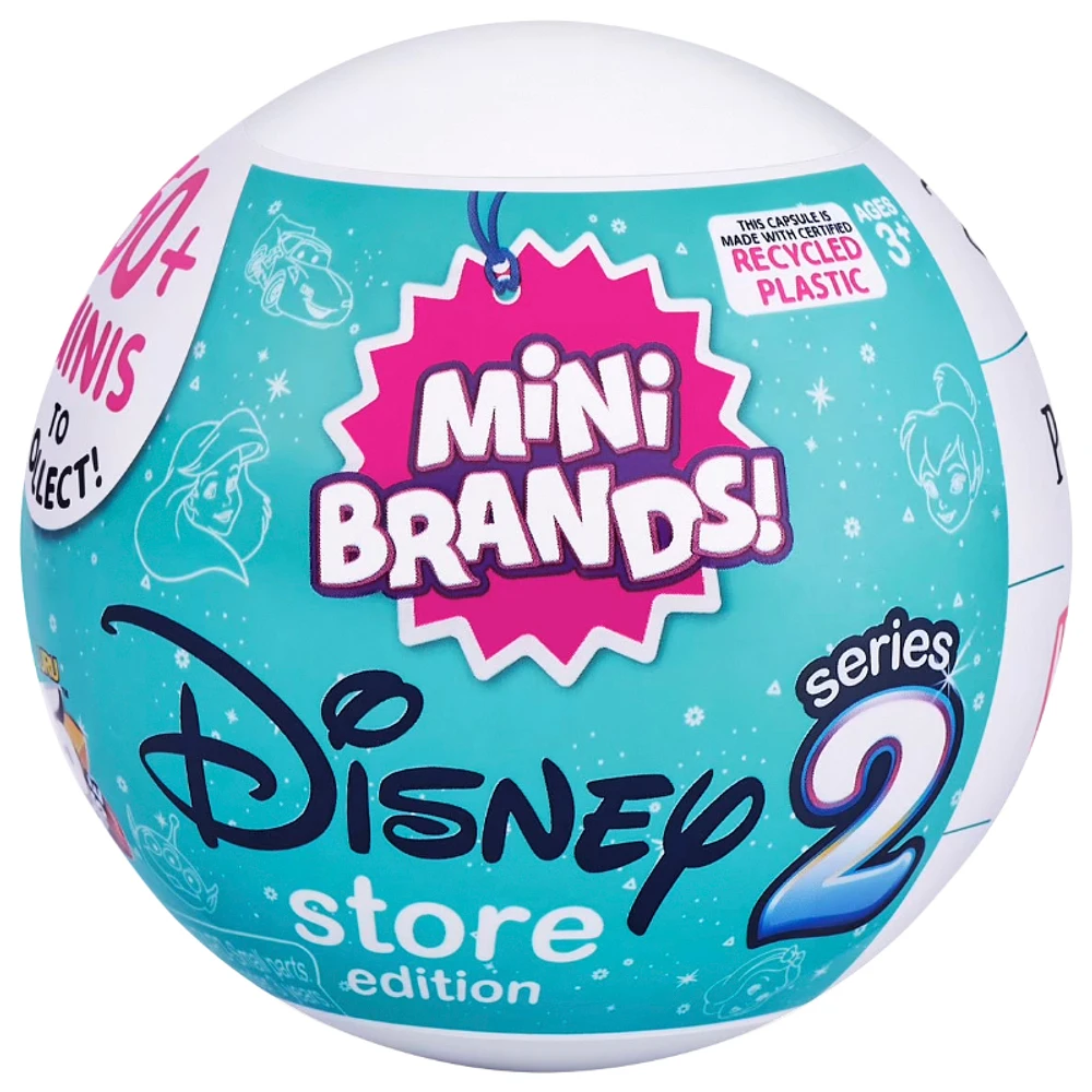 5 Surprise Mini Brands Disney Store Edition Series 2 Capsule