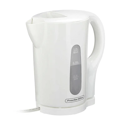 Proctor Silex Cordless Jug Kettle - White - 1L - 41005