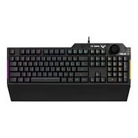 ASUS TUF K1 RGB-Backlit Gaming Keyboard - Black - RA04 TUF GAMING K1/CA