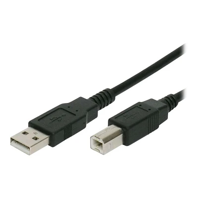 eLink USB 2.0 A to B Printer Cable - Black