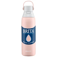 Brita Stainless Steel Premium Double Insulated Water Bottle with Filter - Rose 591ml