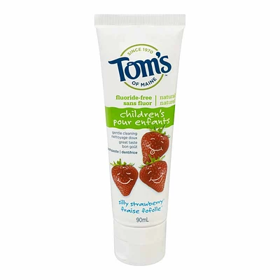 Tom's of Maine Natural Toothpaste - Fluoride Free - Strawberry - 90ml
